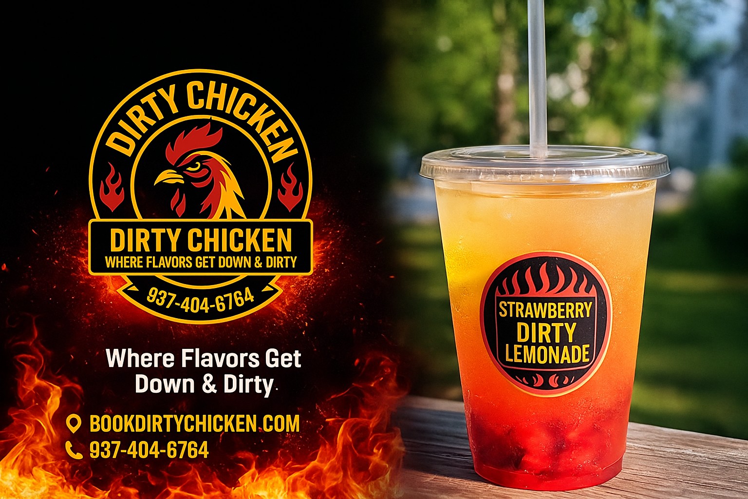 Dirty Chicken strawberry lemonade