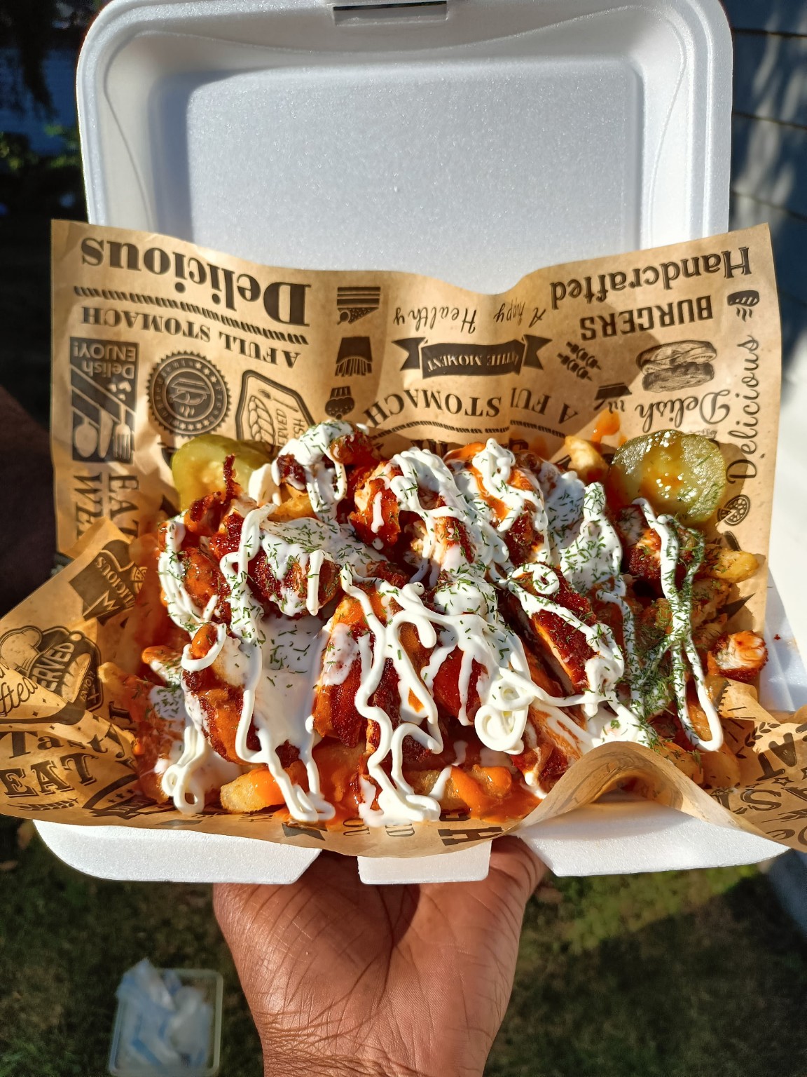 Loaded Dirty Chicken fries